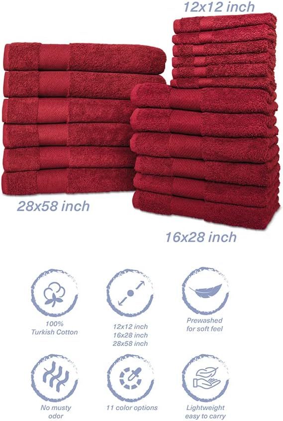 Hencely 18-Piece Bath Towel Set - Image 5