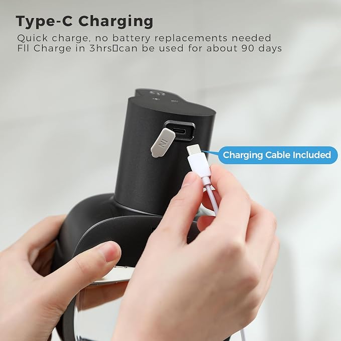 Automatic Liquid Soap Dispenser, 17oz/500ml Touchless Rechargeable - Image 7