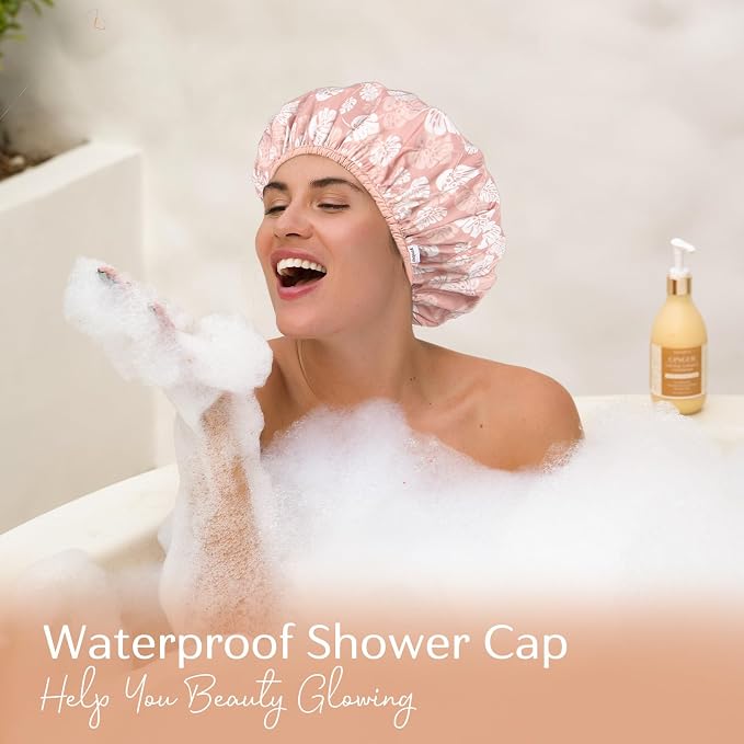Yanibest Shower Cap Reusable Waterproof - Image 3
