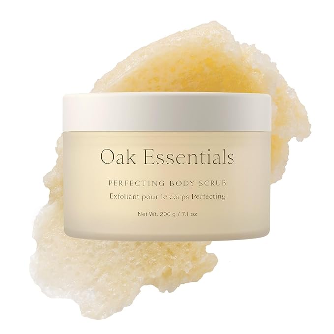 Oak Essentials Perfecting Body Scrub | Gentle Sugar Body Exfoliator by OakEssentials