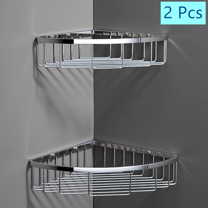 Corner Shower Caddy Organizer, SUS304 Stainless Steel Heavy Duty Rust-Proof - Image 2