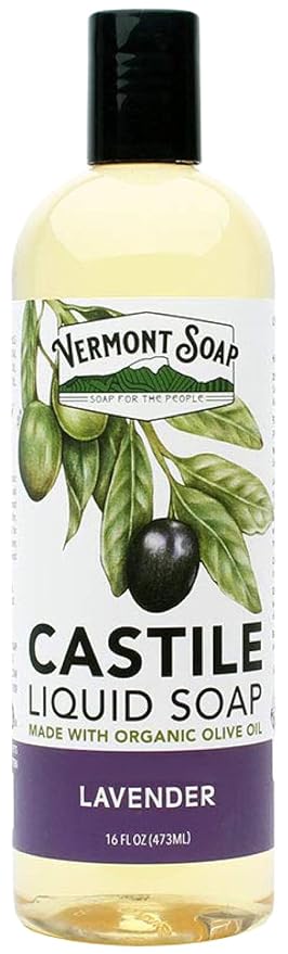 Vermont Castile Soap Lavender, Gentle Liquid Soap by VermontSoap