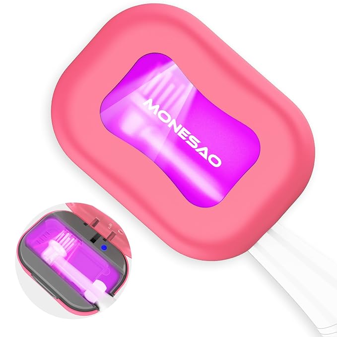 MONESAO Toothbrush Sanitizer Covers, Toothbrush Case by MONESAO
