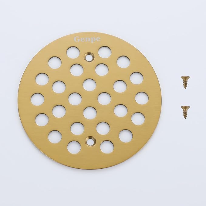 Round 4.25 Inch Screw-in Shower Drainer Cover Replacement 304 Stainless Steel - Image 5