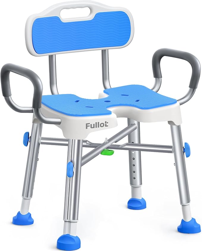 Ergonomic H-Shaped Shower Chair by FULLOT