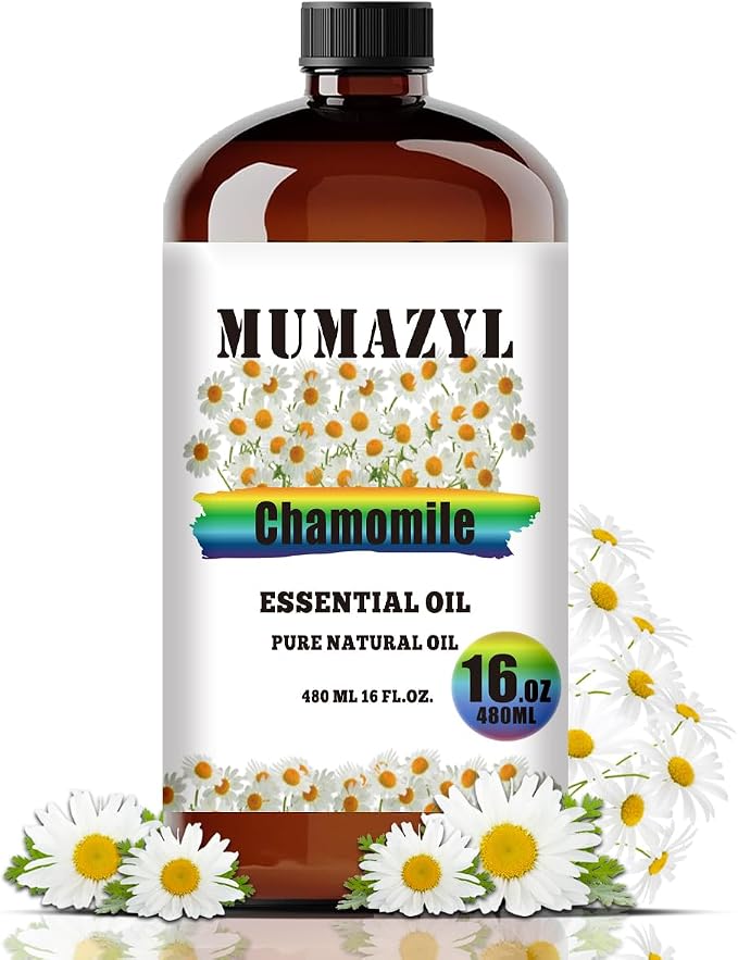 Chamomile Essential Oil, Chamomile Oil 16 Fl Oz 480ML by MUMAZYLESSENTIALOIL