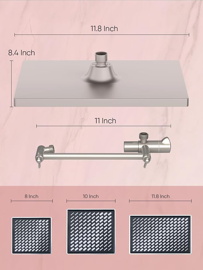 Cobbe 11.8 Inch Rain Shower Head - Image 7