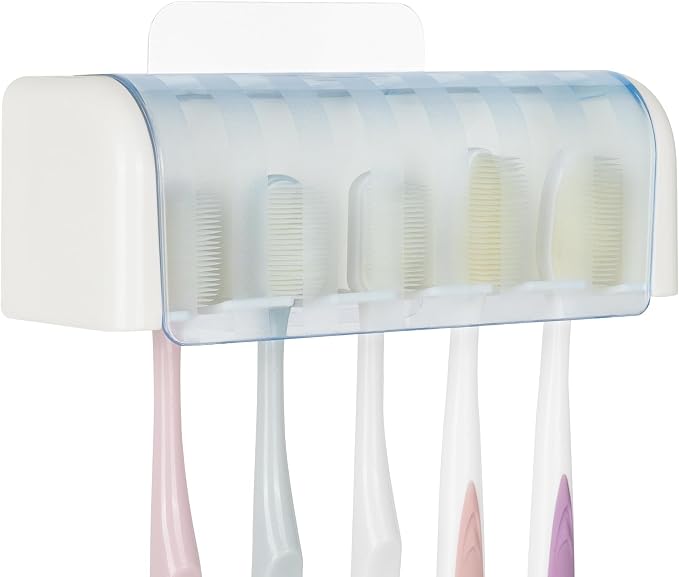 5 Slots Wall Mount Toothbrush Holder - Image 4