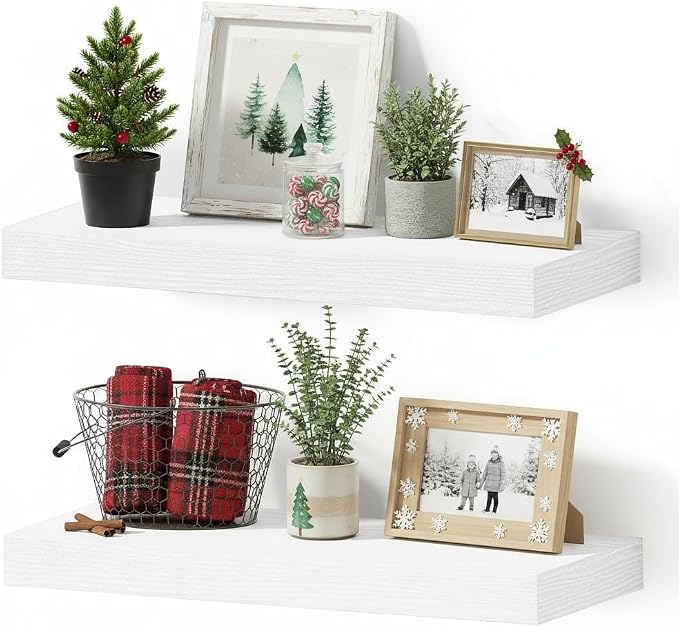 Vivelove 16 inch Floating Shelves by VIVELOVE