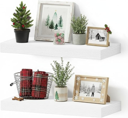 Vivelove 16 inch Floating Shelves by VIVELOVE
