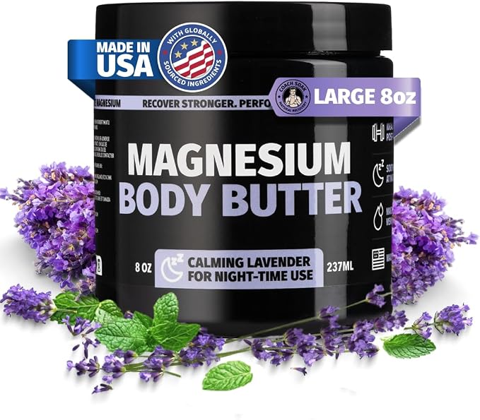 Coach Soak Nighttime Magnesium Body Butter, Thick Cream by CoachSoak