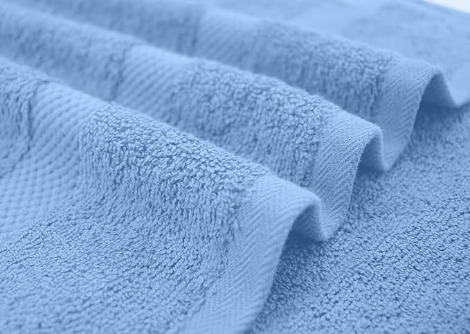 DAN RIVER Bath Towels Set of 4, 27 x 54 Inches, 100% Cotton, Larger & Lighter - Image 7