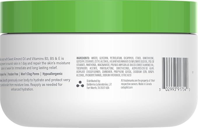 Cetaphil Face & Body Moisturizer, Hydrating Moisturizing Cream - Image 10