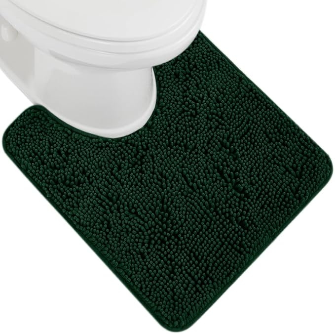 GORILLA GRIP Plush Absorbent Shaggy Chenille Bath Rug Mat by GorillaGrip