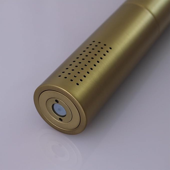 12Inch Brushed Gold Ceiling Shower System & 8Inch Wall-Mount Shower Faucet Set - Image 9