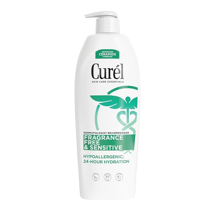 Curel Fragrance Free Comforting Body Lotion, Unscented Dry Skin Moisturizer by Cur%C3%A9lSkincare