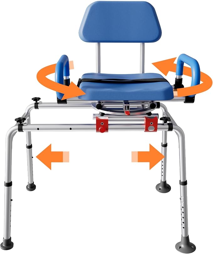 VOCIC Sliding Shower Chair by VOCIC