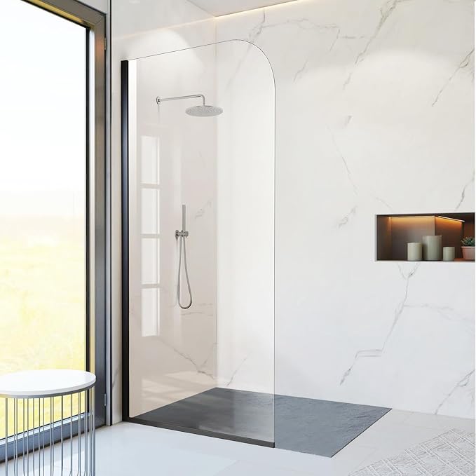 Glass Shower Panel, Simple Shower Door Panel by PHMUNY