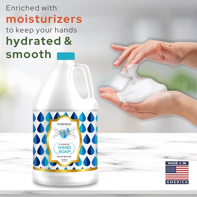 Foaming Hand Soap Refills with Essential Oils | Rain Drops | Gentle, - Image 5