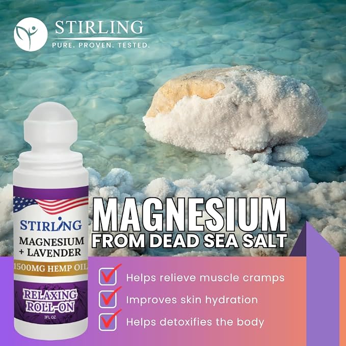 Stirling Lavender Roll On Lotion - Image 5