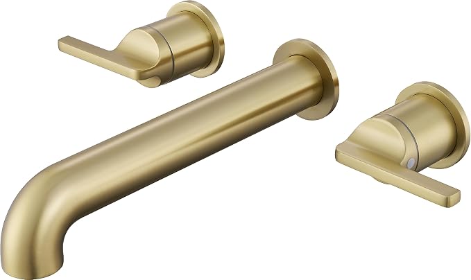SITGES Solid Brass Wall Mount Tub Filler, High-End Design, High Flow Bathtub by SITGES