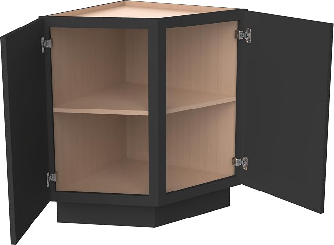 Corner Cabinet for Kitchen Bathroom, Solid Wood Frame - Image 7
