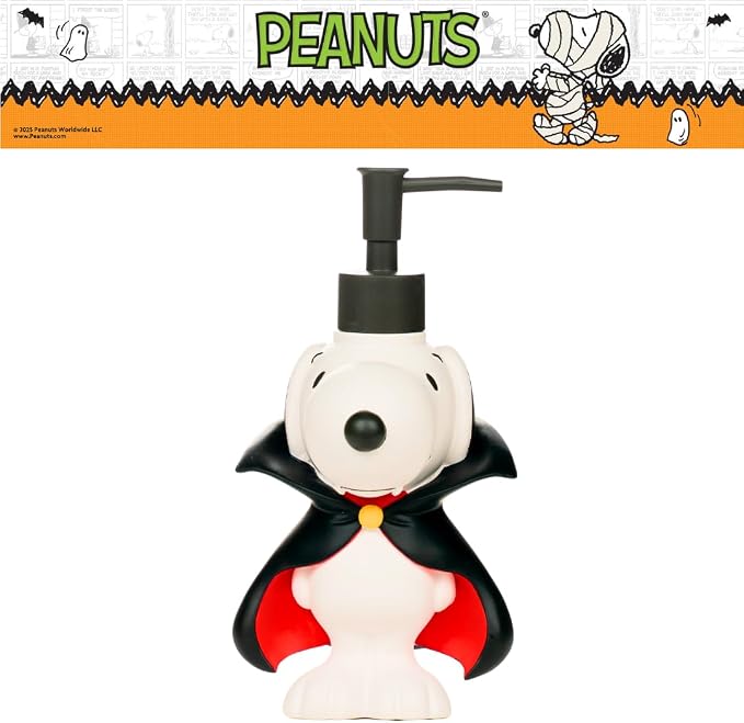Peanuts Snoopy Vampire Soap/Lotion/Hand Sanitizer Resin Pump Dispenser - Image 4