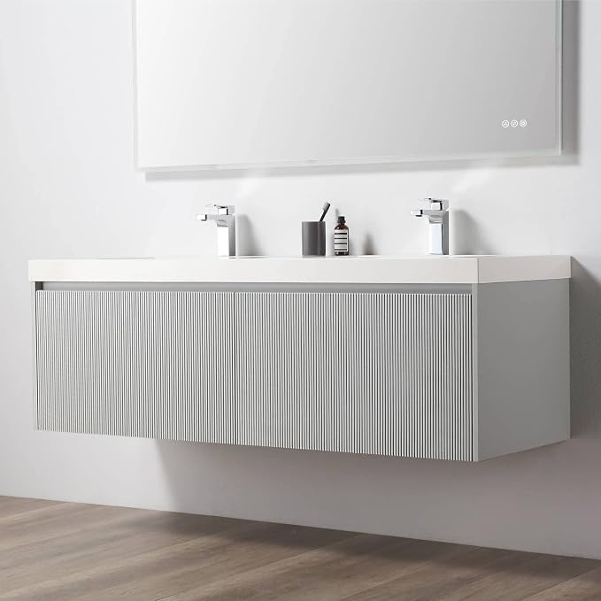 Blossom 60 Inch Double Sink Bathroom Vanity - Image 5