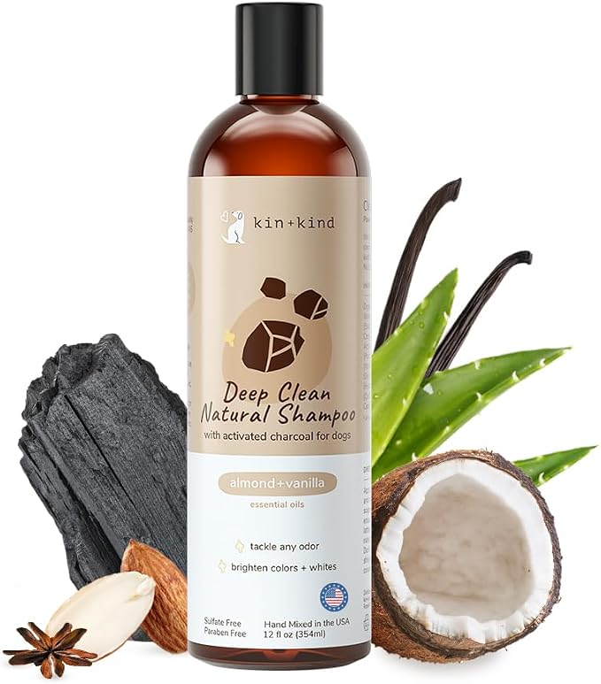 kin+kind Dog Shampoo with Activated Charcoal by kinkind