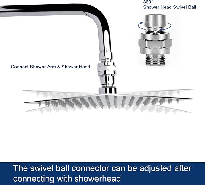 NearMoon Shower Head Swivel Ball Adapter - Image 2