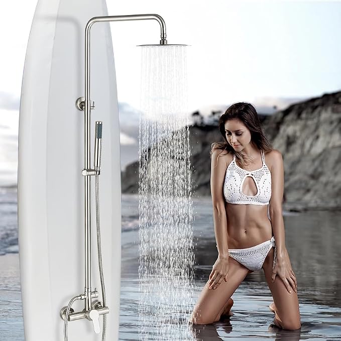 Rain Shower System Outdoor Shower Fixtures - Image 5