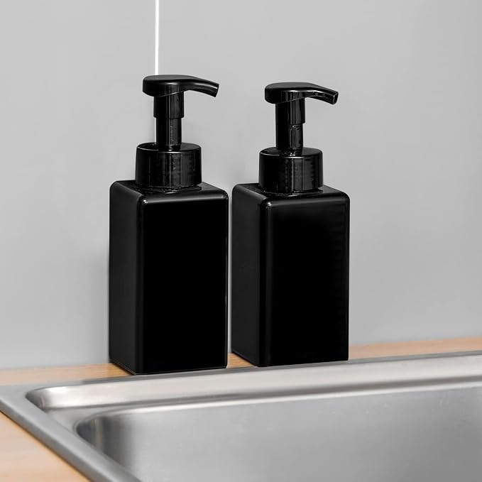 Foaming Soap Dispenser, 22 oz Refillable Pump Bottle Plastic - Image 3