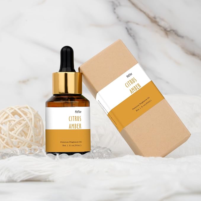 Citrus Amber Fragrance Oil, MitFlor Hotel Collection Diffuser Oil, Large Size - Image 7