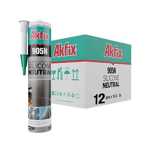 Akfix 905N Clear 100% Silicone Caulk by Akfix