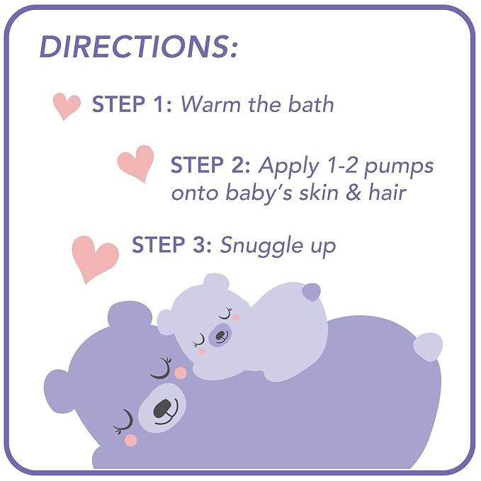 Jergens Baby Calming Head to Toe Foaming Wash, Baby Shampoo and Body Wash - Image 9