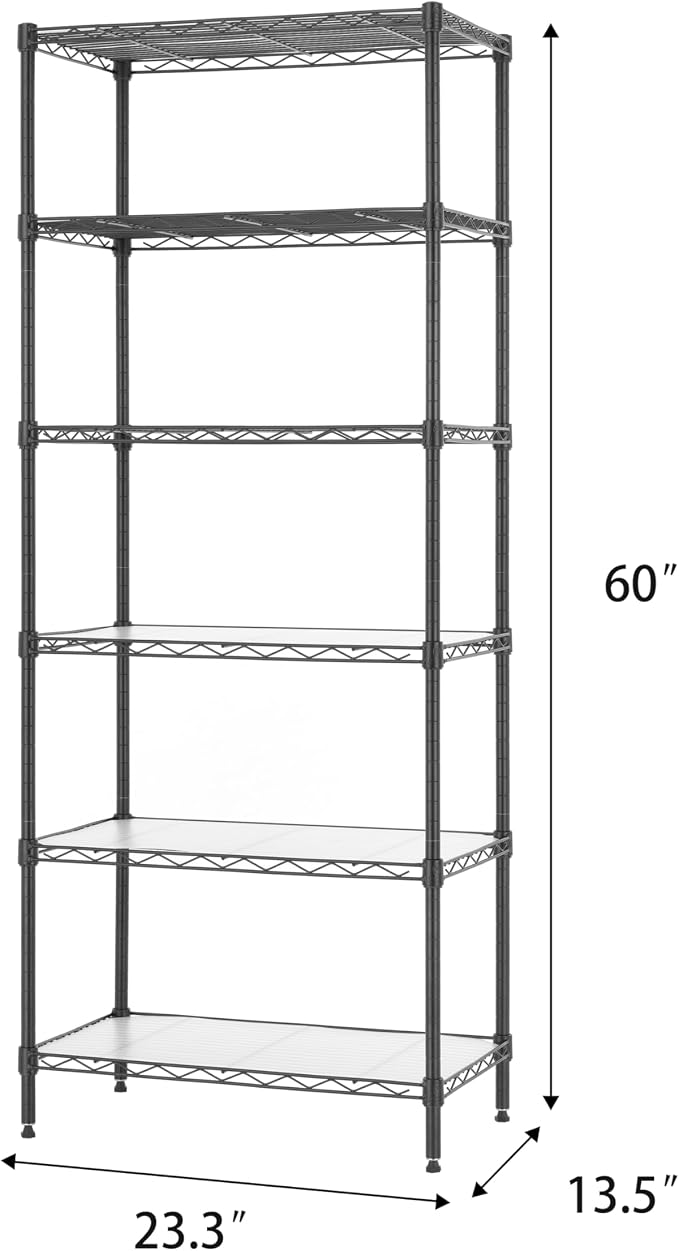 Finnhomy 6-Tier Wire Shelving Unit - Image 3