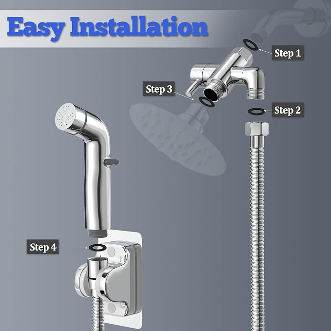 Dog Shower Sprayer Attachment, YDmeet 100 Inch Dog Washing Hose - Image 7