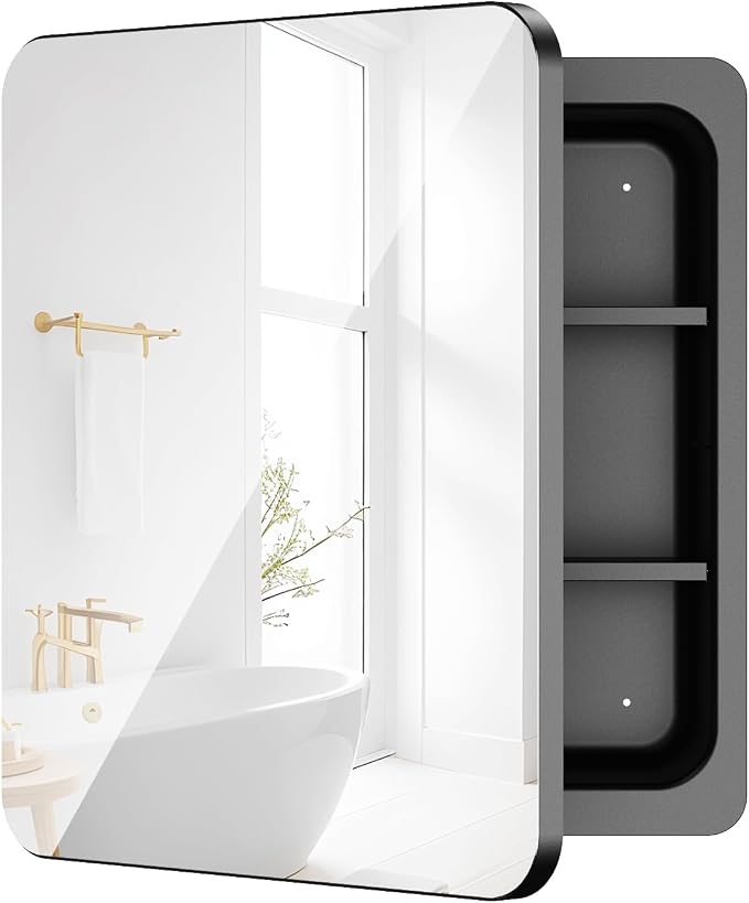 Rresyet 18 x 20 Bathroom Mirror Cabinet by ReinventingtheGoodinLife