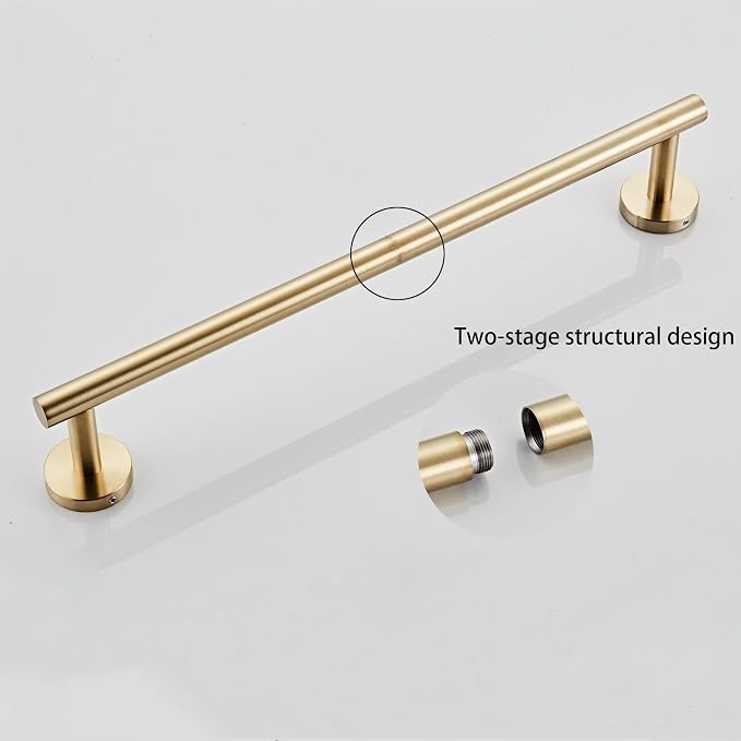 Bath Towel Bar, 24 Inch 304 Stainless Steel Thicken Towel Holder - Image 2