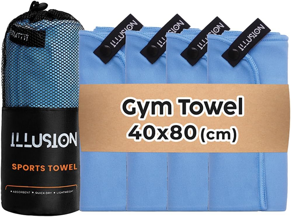 illusion Small Microfiber Gym Towels by Unknown
