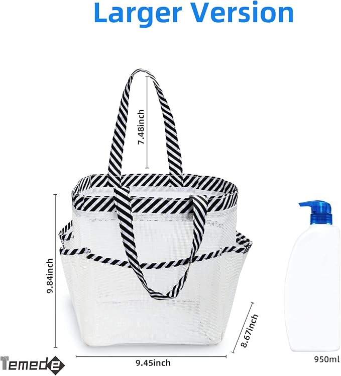 Temede Mesh Shower Caddy Portable - Image 2