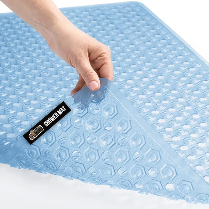 GORILLA GRIP Patented Bath Tub Shower Mat, Machine Washable Bathtub Floor Liner by GorillaGrip