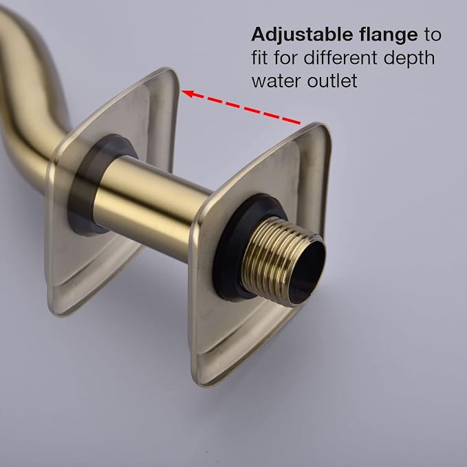 TRUSTMI 8 Inch Angled Shower Arm Extension - Image 4