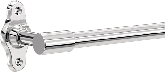 Franklin Brass Calloway 4-Piece Bathroom Set Polished Chrome 18" + 6" Towel Rack - Image 4