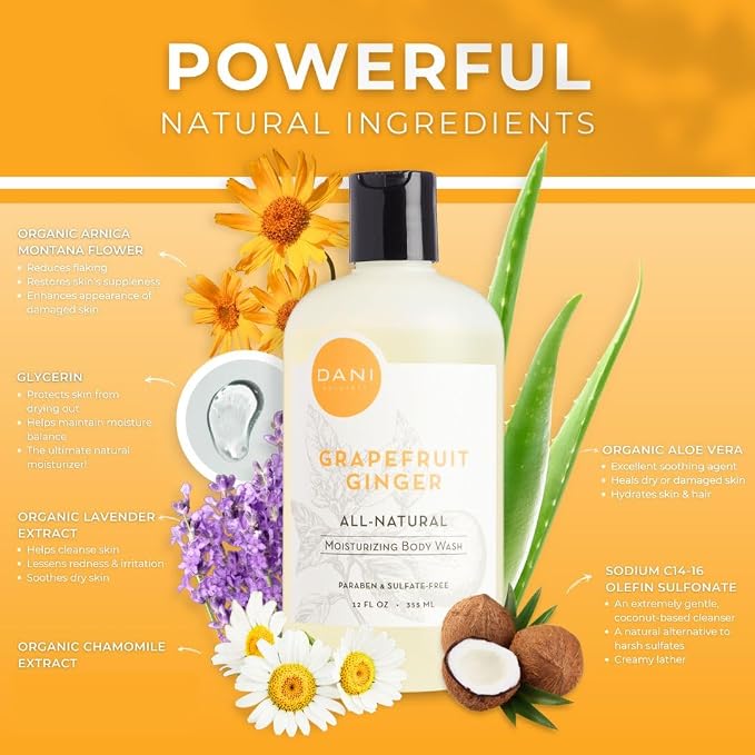 DANI Naturals Moisturizing Body Wash - Image 2