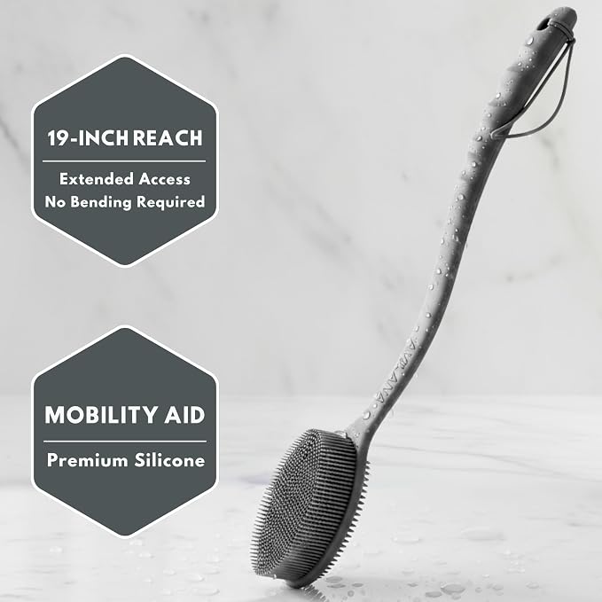 Long Handle Back Scrubber for Shower - Image 5