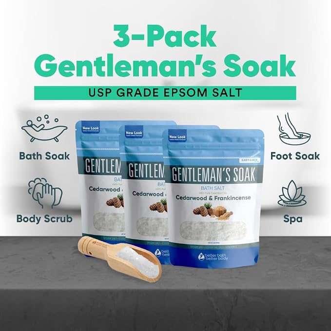 Gentleman's Bath Salt Bath for Men - Image 4