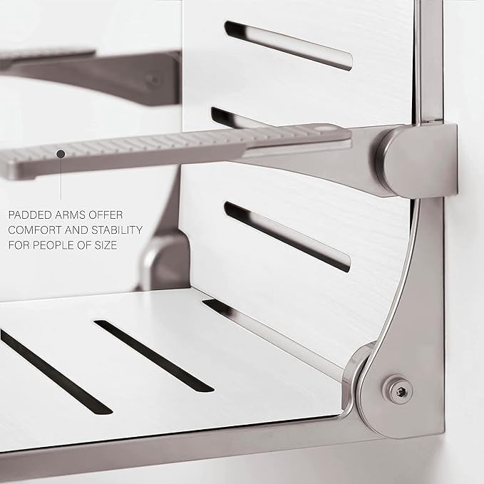 Seachrome Silhouette Comfort Folding Shower Bench Seat - Image 7