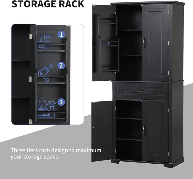 Polibi Bathroom Storage Cabinet - Image 5