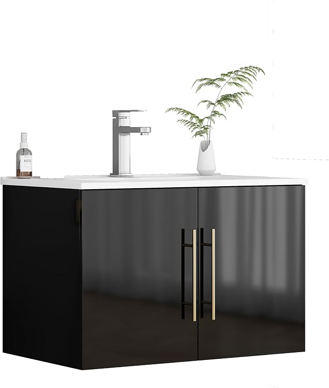 30" Wall Mounted Bathroom Vanity - Image 7